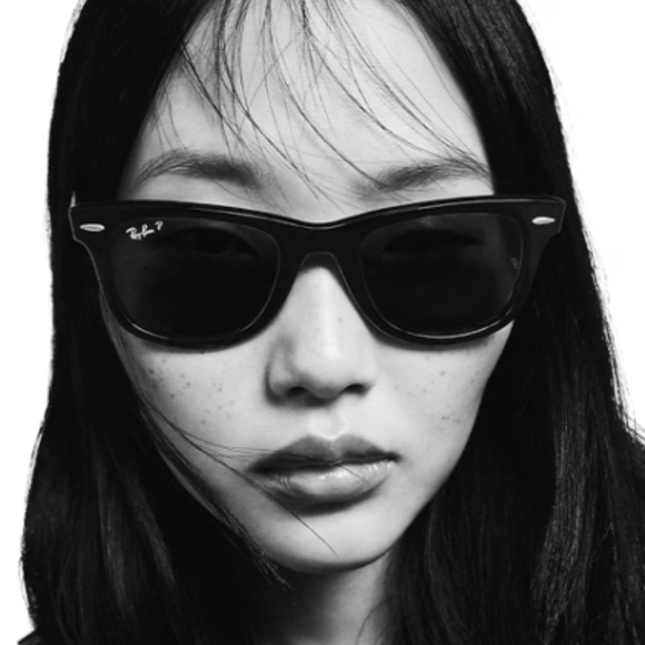 RAYBAN WAYFARER CLASSIC Polished Black Polarized - Picture 2 of 7